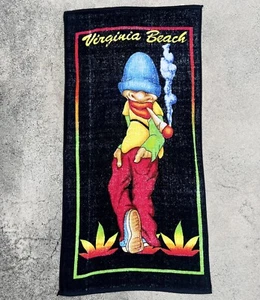 Vintage Y2K Virginia Beach Weed Räuchertuch - Bild 1 von 3