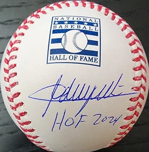 Adrian Beltre Autographed HOF Baseball w HOF24 Inscription UNDER LOGO BeckettCOA - Picture 1 of 2