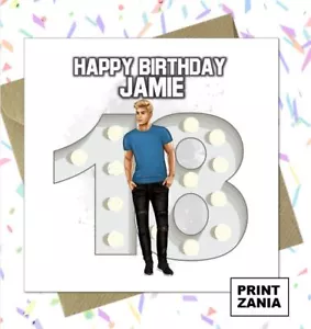 Personalised Birthday Card for Male Grandson Son Nephew 16th 18th 21st 30th 40th - Picture 1 of 8