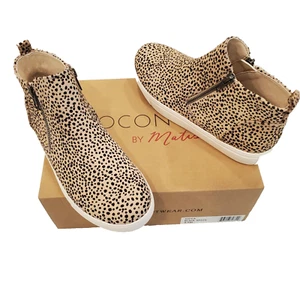 Coconuts by Matisse Boots Size 10M Booties Goya Leopard Black Spot Women's New - Picture 1 of 8