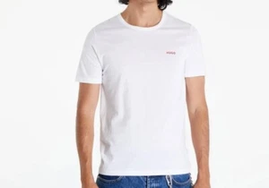 Camiseta HUGO BOSS Algodón Puro Blanco Cuello Redondo Calce Regular Talla 2XL Nueva Sin Etiquetas - Imagen 1 de 2