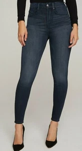 NWT - GOOD AMERICAN Women's 'GOOD LEGS' Blue SKINNY HIGH RISE JEANS - 00 - Picture 1 of 2