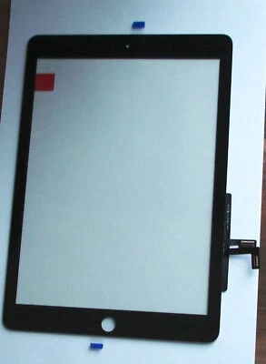 Touch Screen Apple iPad 5 5th Gener. 2017 A1822 A1823 Display Scheibe schwarz - Bild 1 von 2