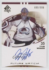2007-08 SP Authentic Auto Future Watch /999 Tyler Weiman #206 Rookie Auto RC