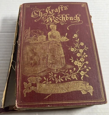 Illustriertes Muster - Kochbuch by Ch. Kraft 1904 German 8th Edition Hardcover - Image 1 of 4