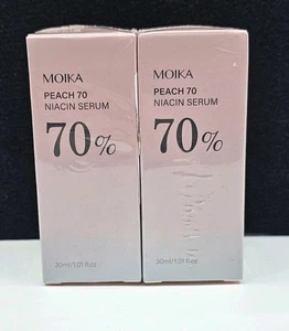 (2) Suero facial iluminador hidratante Moika Peach 70 niacinamida 30 ml  - Imagen 1 de 4