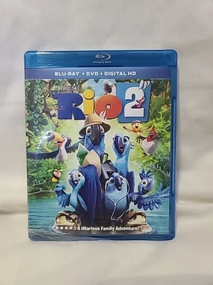 Rio 2 (Blu-Ray & DVD) 2 Disc set Jesse Eisenberg Anne Hathaway - Image 1 of 3