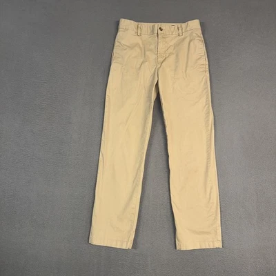 Pantalones Polo Ralph Lauren Niños 14 Caqui Marrón Calce Recto Frente Plano Algodón Sarga Foto 1 de 4
