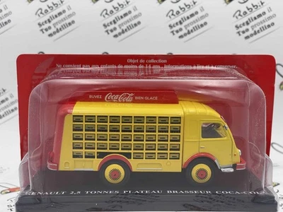 Die Cast " Renault 2, 5 Tonnes Platform Brasseur Coca - Cola - 1952 " Utilitai - Image 1 of 2