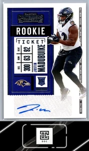 2020 Panini Contenders #246 Justin Madubuike - Picture 1 of 2