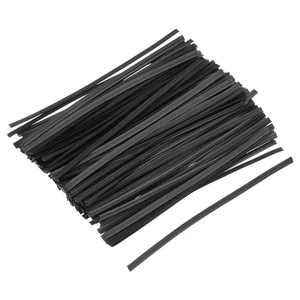 Foil Twist Ties 4.7" Plastic Closure Tie for Bread, Candy Black 300pcs - Afbeelding 1 van 6