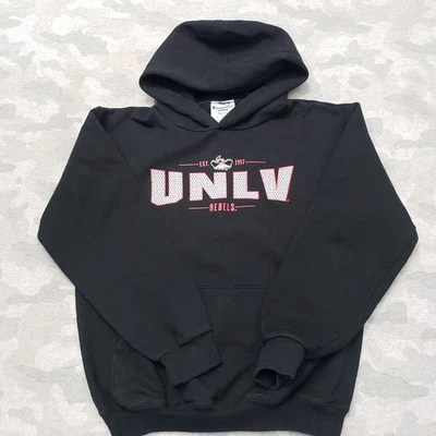 Champion UNLV Rebels Hoodie Youth Large Black Pullover Long Sleeve - Image 1 of 4