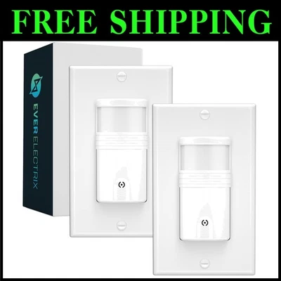Motion Sensor Light Switch Pack, Indoor Wall Plate Included - Image 1 of 4