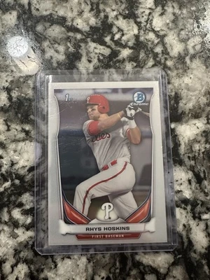 2014 Bowman Draft Picks RHYS HOSKINS RC 1st Prospect Phillies - BBT4 - Image 1 of 2