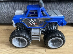 Wwe Wrekkin Slam Crusher Monster Truck Blue Complete Hardly Used - Picture 1 of 6