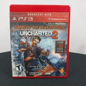 Uncharted 2 Game of the Year Greatest Hits PlayStation 3 PS3 2010 Game Disc; CIB - Picture 1 of 5