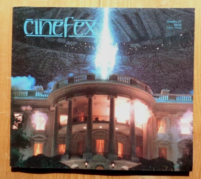 Cinefex # 67 September 1996 Independence Day Mission Impossible The Frightners - Image 1 of 2
