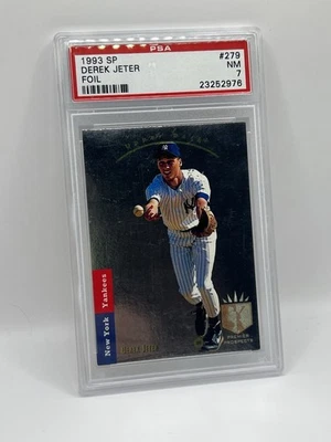 🔥 1993 Upper Deck SP Foil #279 Derek Jeter Rookie RC PSA 7 casi nuevo | Yankees Legend Foto 1 de 2