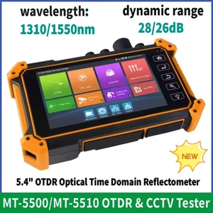 MMT-5500/MT-5510 5.4" OTDR & CCTV Tester AHD/TVI/CVI Test + OPM/VFL/Cable Tracer - Picture 1 of 7