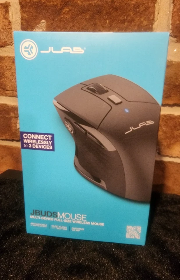 JLab - JBuds Wireless Mouse - Wireless - Black - Image 1 of 1