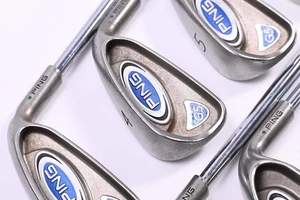 Ping G5 Irons / 3-PW / Green Dot / Regular Flex Ping AWT Steel Shafts - Picture 1 of 7