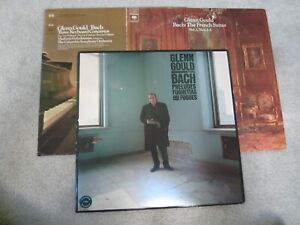 (Lot of 3) Glenn Gould plays J.S Bach  (12" Stereo LPs) **SEE BELOW**