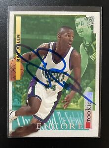 Ray Allen Signed 1996-97 Fleer Ultra Encore #265 RC Bucks Celtics Heat Auto AU