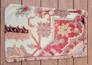 Pottery Barn Lumbar Pillow Cover Persian Rug Cotton Velour Velvet Lush Moroccan - Picture 1 of 6