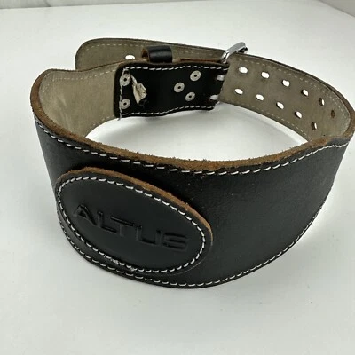 Altus 皮革举重腰带 S 码举重锻炼 — 第 1/4 张图片