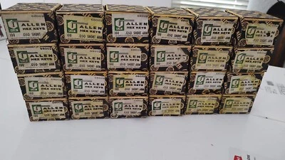 ALLEN 68002 .050" Short-Arm Hex Key Wrench L-Handle Black Oxide 100pcs. USA - Image 1 of 2