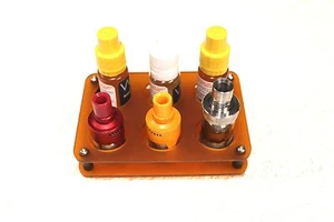 E- Zigarettenständer E Zigarettenhalter Liquid Halter Ständer Verdampfer Orange - Bild 1 von 4