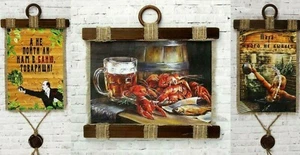 Placa de sauna pergamino pergamino sauna letrero señal de advertencia letrero de pared - Imagen 1 de 5