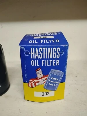 Винтажный высокопрочный масляный фильтр Hastings #212  - Изображение 1 из 3