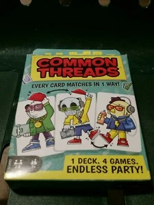 Common Threads Family Card Matching Game - Ages 7+ Mattel 2-8 Players 2019 NEW - Picture 1 of 6