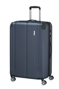 Travelite City 4 Rollen Trolley Koffer L 77 cm marine blau - Bild 1 von 6