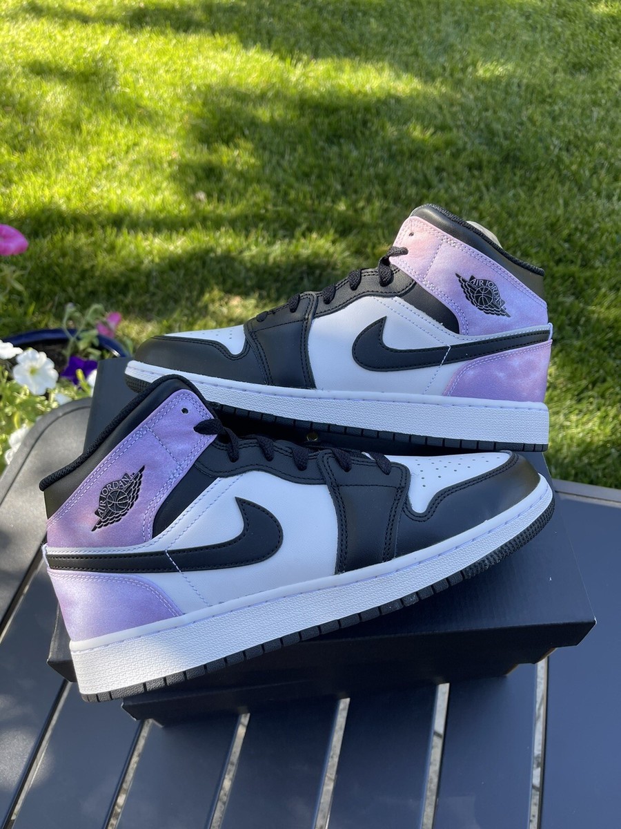 Jordan 1 Mid White Black W for sale | eBay