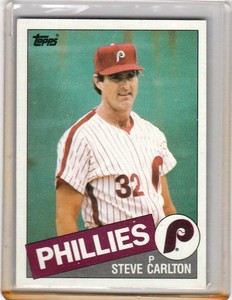 1985 TOPPS #360 STEVE CARLTON PHILADELPHIA PHILLIES