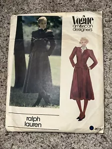 VTG Vogue American Designer Ralph Lauren 2615 Jacket Skirt Pattern SZ 10 Uncut - Picture 1 of 2