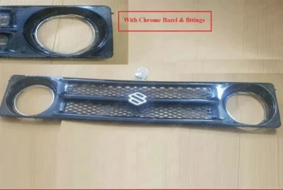 Suzuki Samurai Sierra SJ413 SJ410 Gypsy Drover Front Grill Black With Bazel Foto 1 de 4