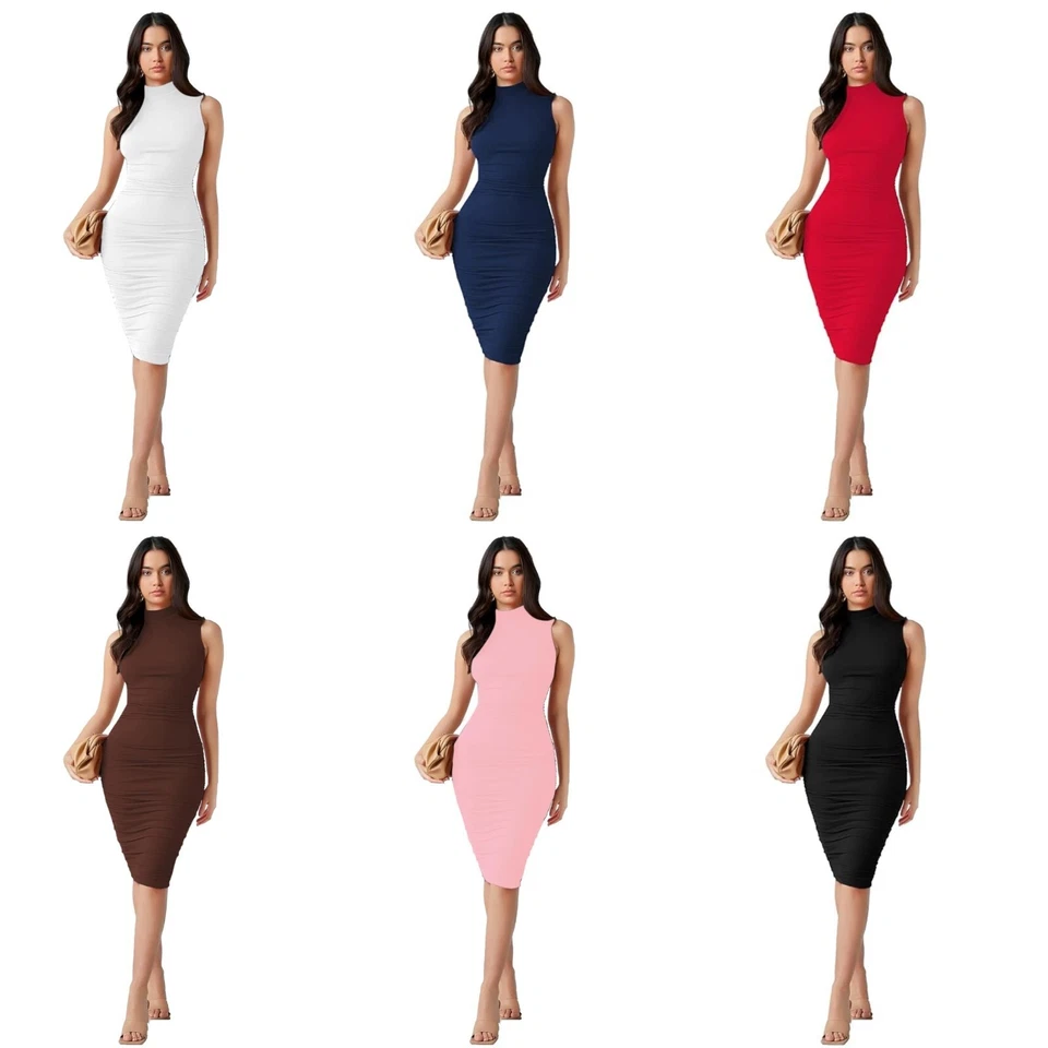 Trendy Bodycon Dress for Women | Slim-Fit One-Piece for Girls - Image 1 of 1