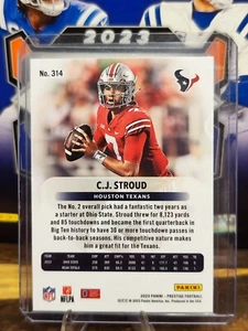 2023 Prestige C J Stroud RC #314 Houston Texans - Bild 1 von 2