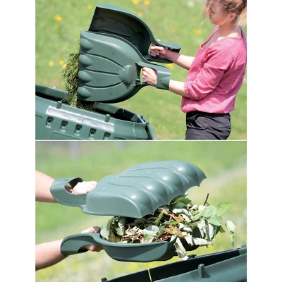 XL Laubkralle Laubgreifer Laubpicker Schaufelhände Laubsammler Laubrechen - Bild 1 von 2