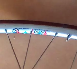 Rigida aero 700c front wheel 36 hole Continental 700x23 tire, Shimano hub & QR - Picture 1 of 4