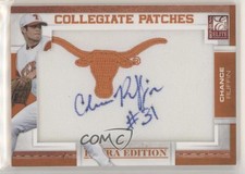 2010 Donruss Elite Extra Edition Collegiate Signatures Chance Ruffin Patch Auto