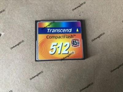 Transcend 512MB 45X CF Compact Flash Card - Image 1 of 2