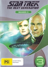 Star Trek The Next Generation Season 3 DVD | 7 Discs | Region 4