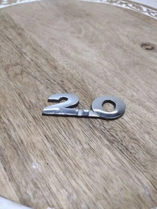 09 10 11 VW TIGUAN 2.0 TSI "2.0" REAR GATE EMBLEM LOGO BADGE SIGN - Picture 1 of 2
