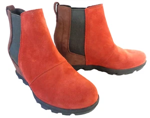 Botas Chelsea Sorel 9M Joan Of Arctic Wedge II NL3343-835 caqui/marrón gamuza - Imagen 1 de 8