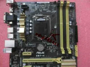 Placa madre ASUS Z87-K LGA 1150/zócalo H3 usada Intel Z87 DDR3 - Imagen 1 de 4