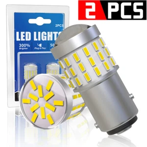 For Toyota 2X 1157 LED Tail Brake Stop Reverse Parking Turn Signal Light Bulbs - Picture 1 of 8